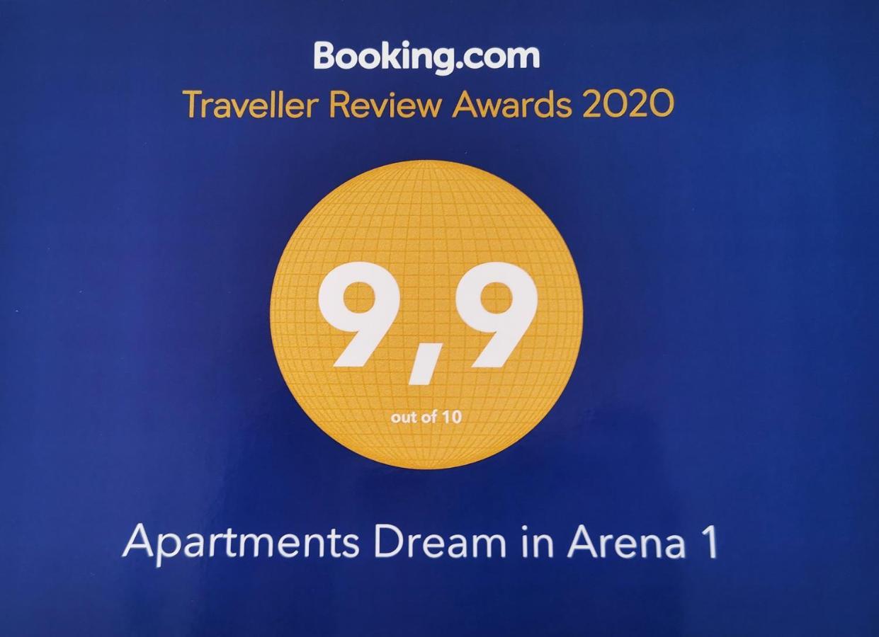Apartments Dream In Arena 1 Pula Center Free Parking Exterior photo